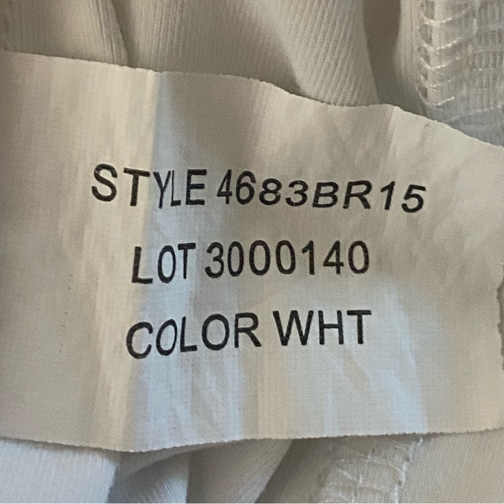 MIRACLEBODY by MIRACLESUIT white burnout fabric top over slimming tank top Large - Picture 12 of 13